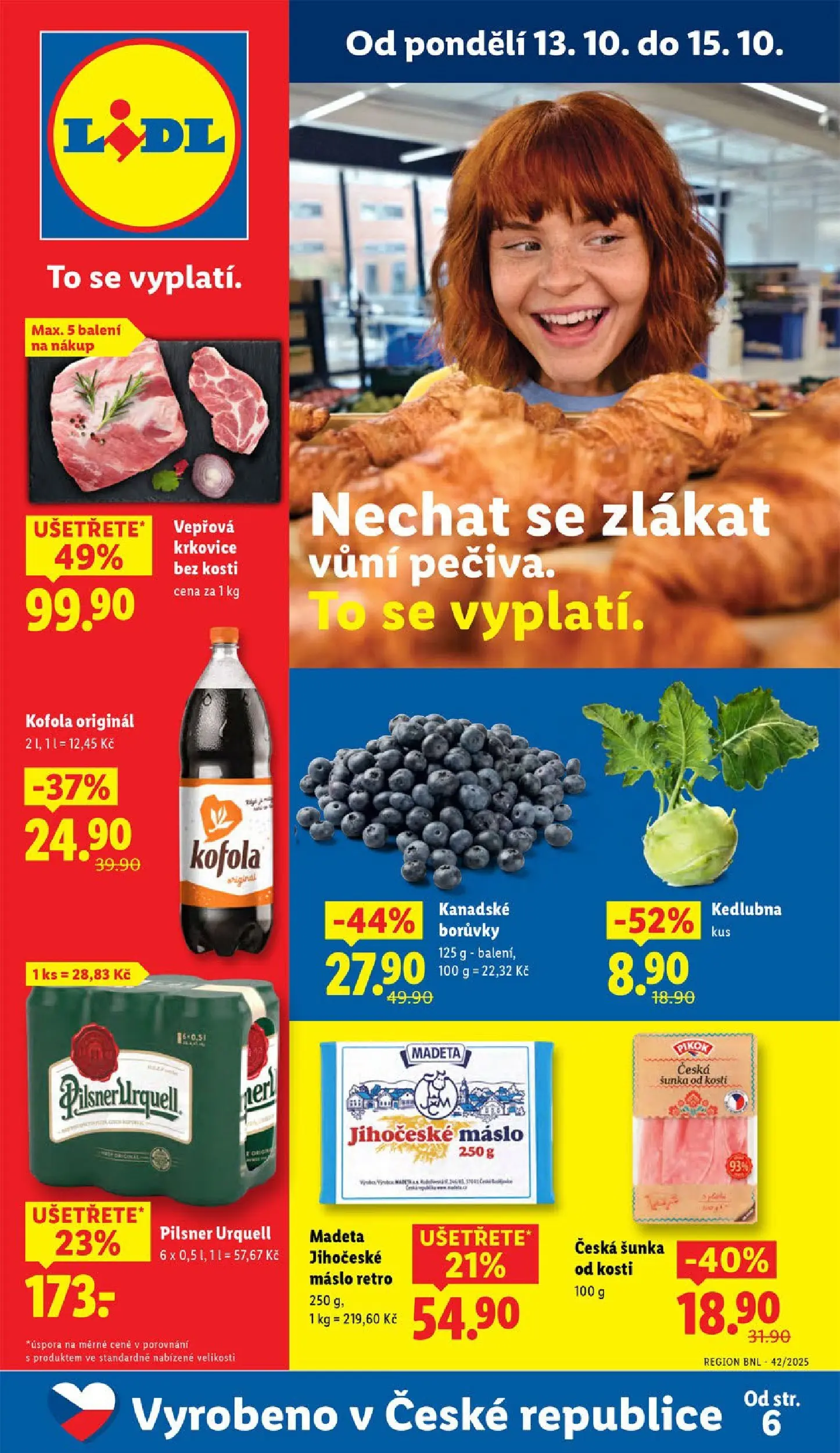 Lidl leták od 12.10.2025 - Nový akční leták | Strana: 1