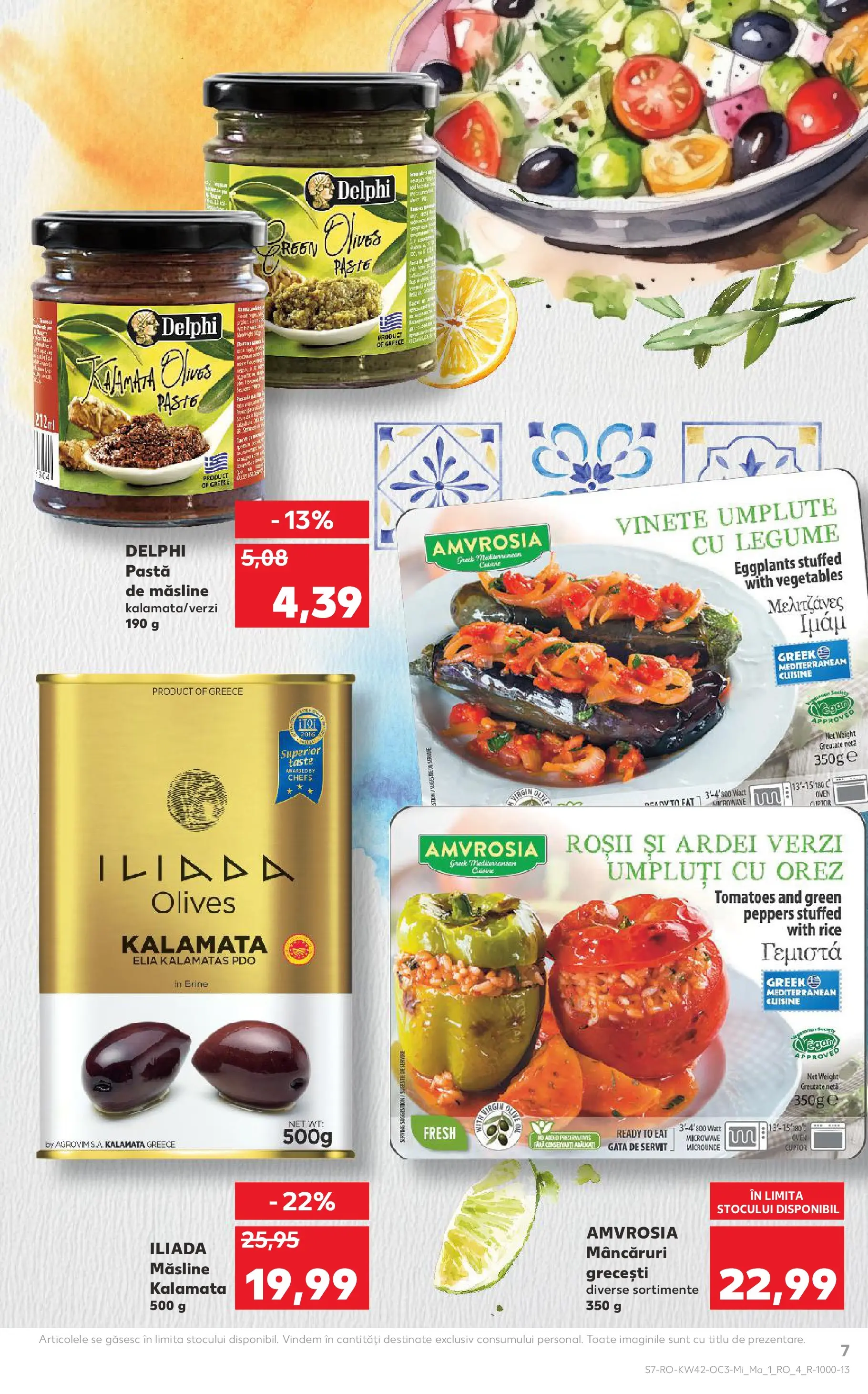 Catalog Kaufland - București 15.10.2025 - Revista si Oferta | Pagină: 7 | Produse: Cuptor, Măsline, Orez, Paste