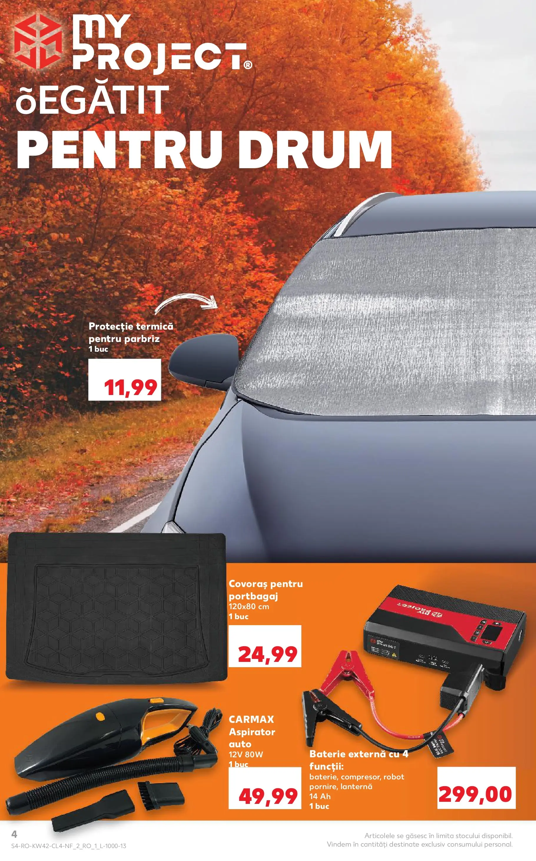 Catalog Kaufland - Fălticeni 14.10.2025 - Revista si Oferta | Pagină: 4 | Produse: Aspirator, Robot, Baterie