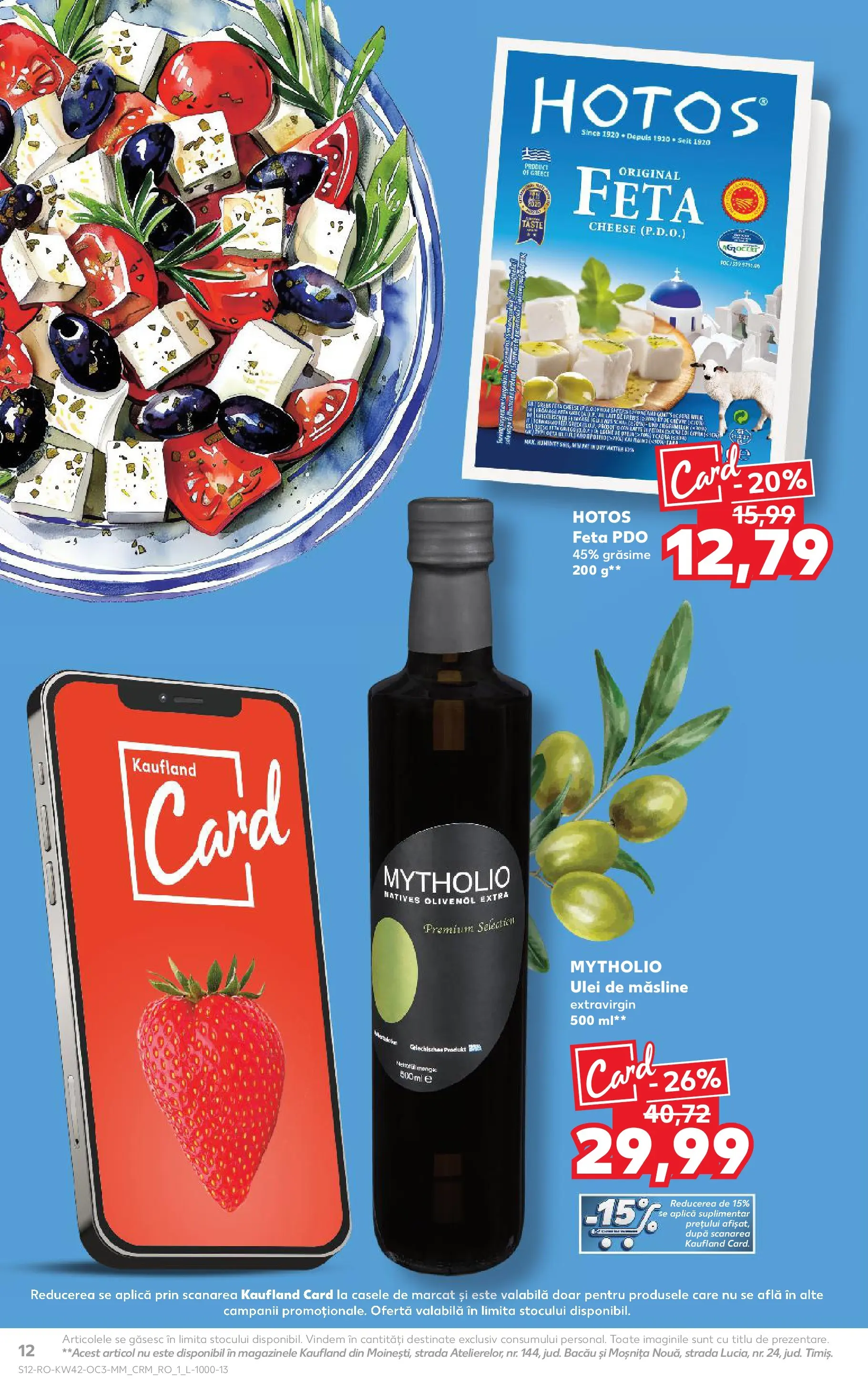 Catalog Kaufland - București 15.10.2025 - Revista si Oferta | Pagină: 12 | Produse: Măsline, Ulei