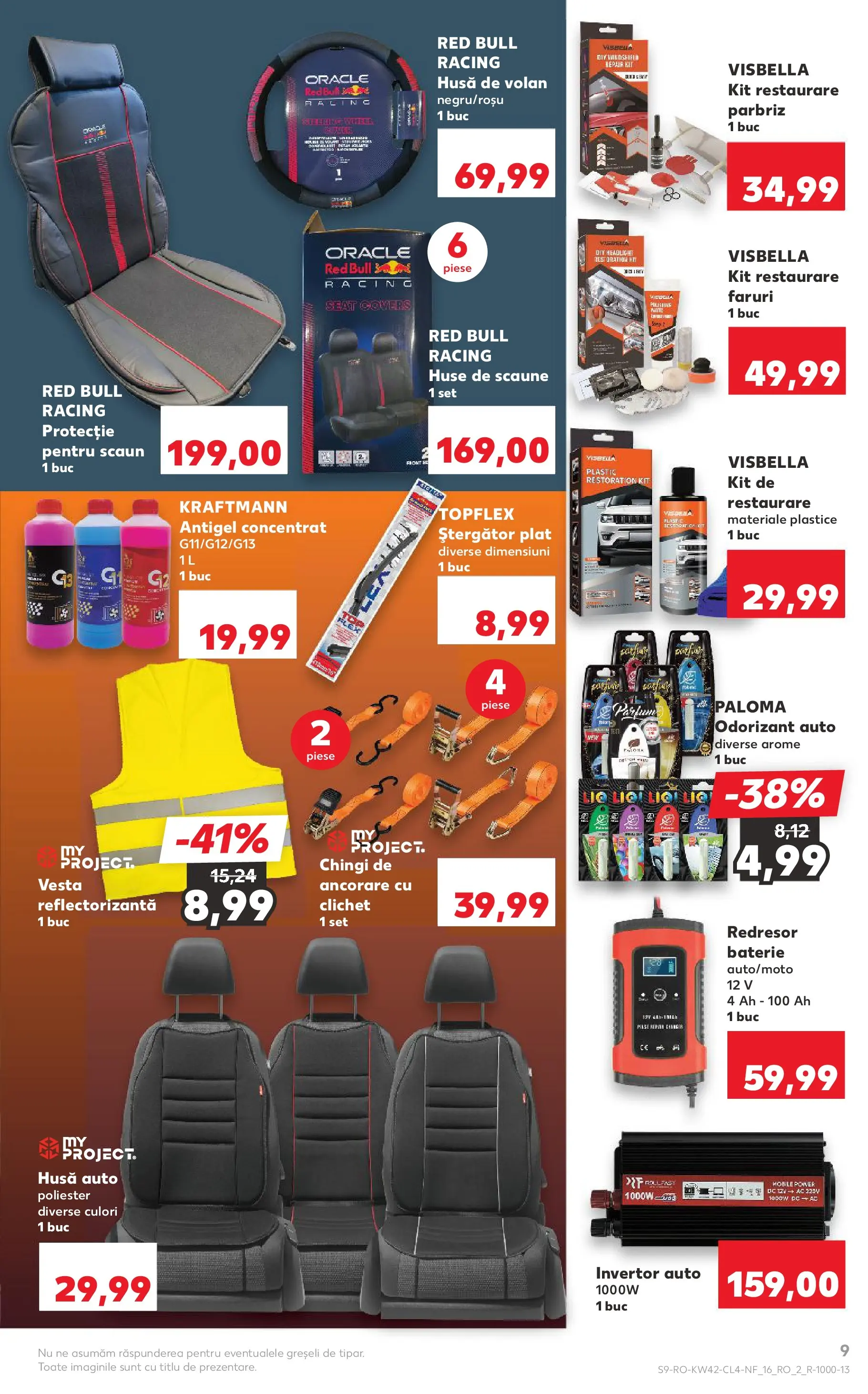 Catalog Kaufland - Fălticeni 14.10.2025 - Revista si Oferta | Pagină: 9 | Produse: Scaun, Köpek Sabunu, Baterie, Vestă
