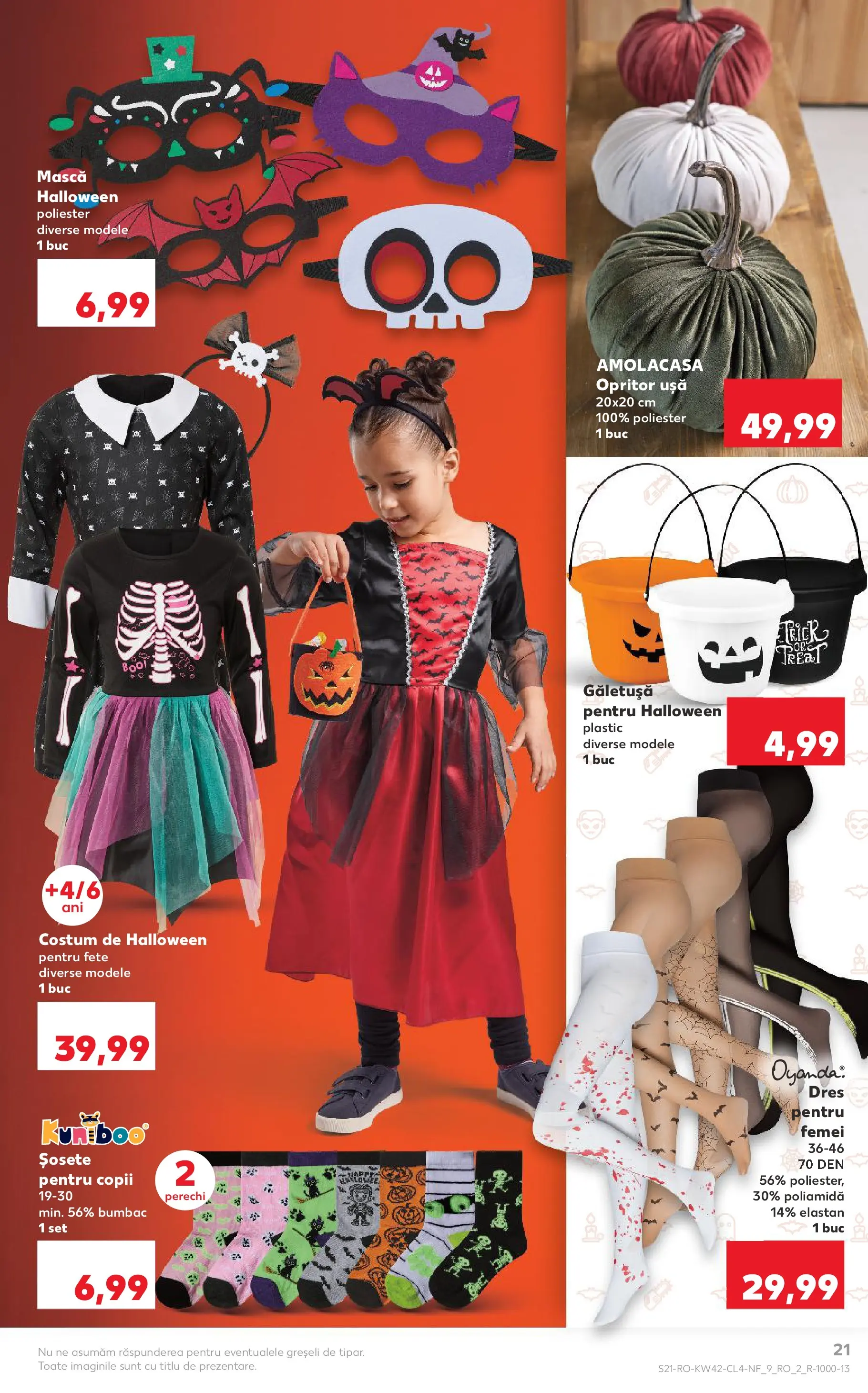Catalog Kaufland - Fălticeni 14.10.2025 - Revista si Oferta | Pagină: 21 | Produse: Ușă, Șosete, Costum