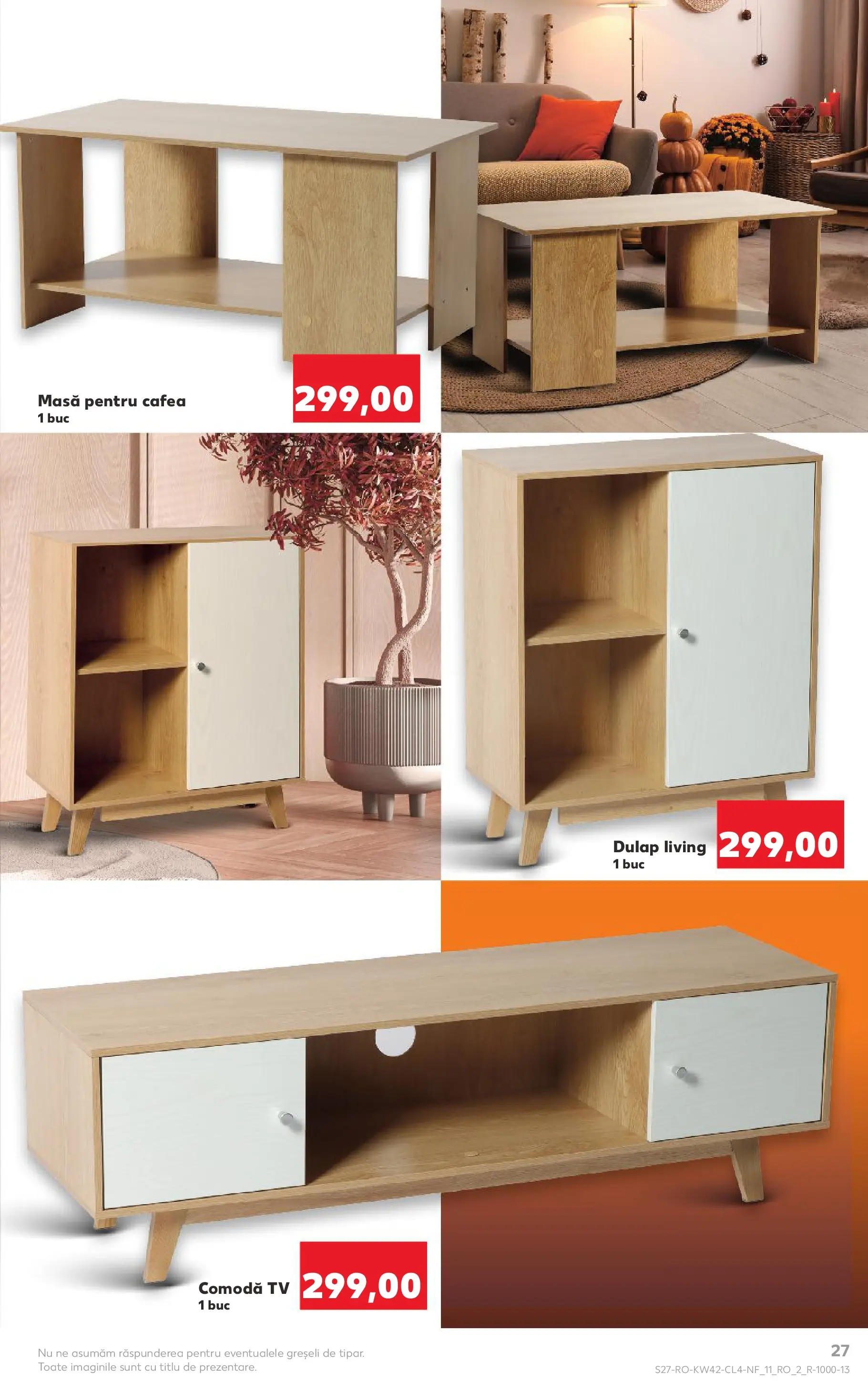 Catalog Kaufland - Fălticeni 14.10.2025 - Revista si Oferta | Pagină: 27 | Produse: Masă, Comodă, Cafea