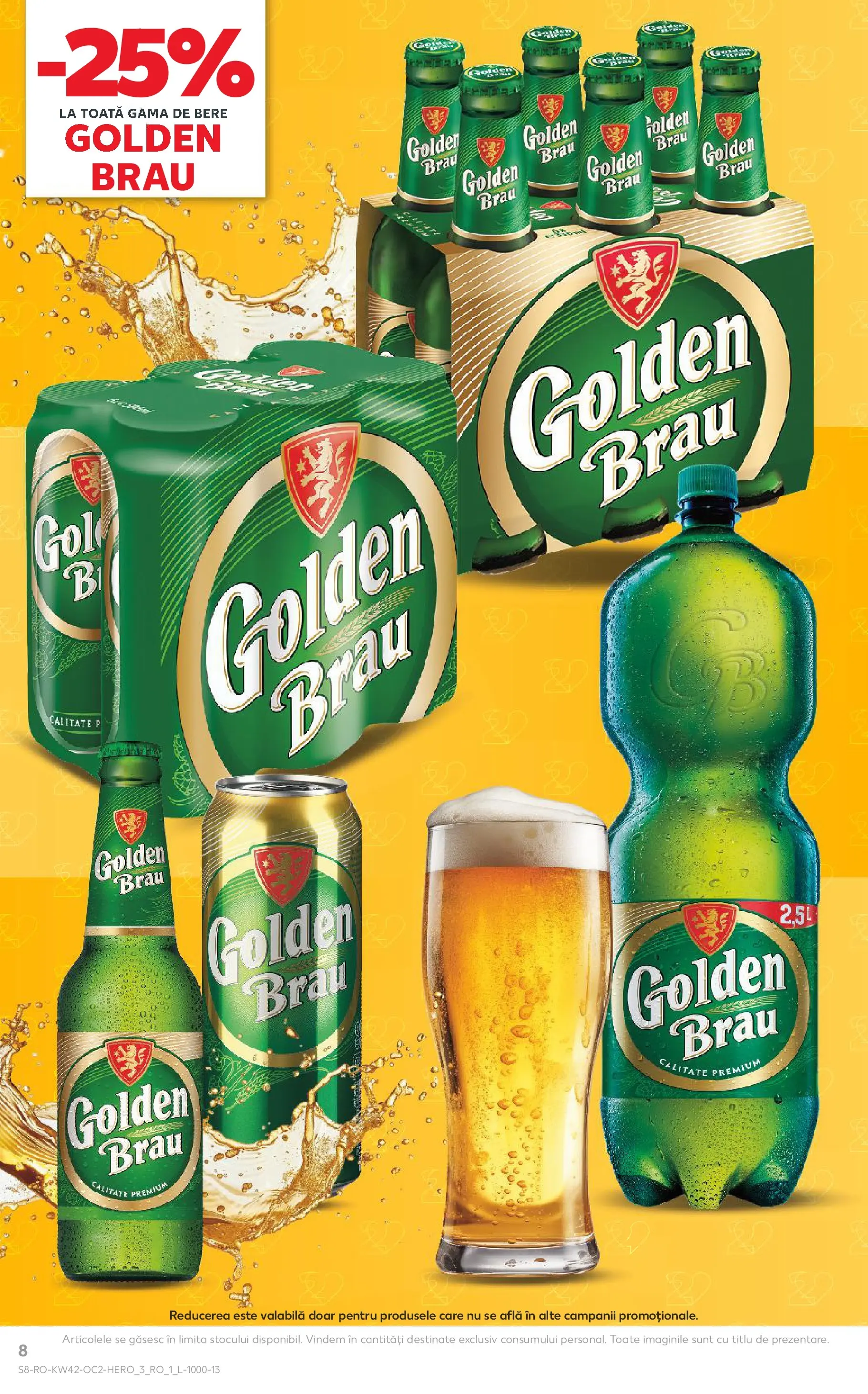 Catalog Kaufland - Bucureşti 15.10.2025 - Revista si Oferta | Pagină: 8 | Produse: Atıştırmalık, Bere