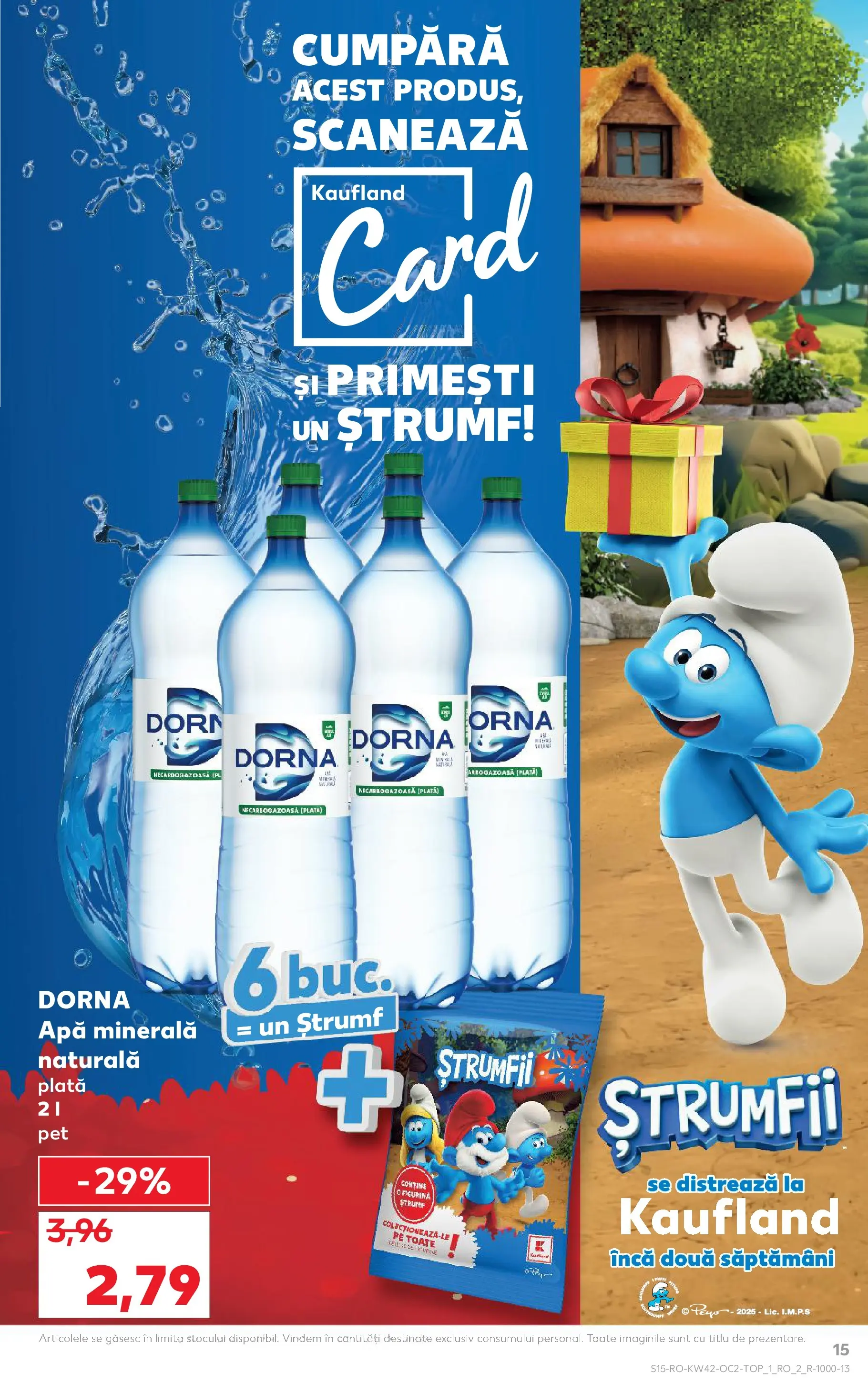 Catalog Kaufland - Bucureşti 15.10.2025 - Revista si Oferta | Pagină: 15 | Produse: Yazı tahtası kalemi, Apă