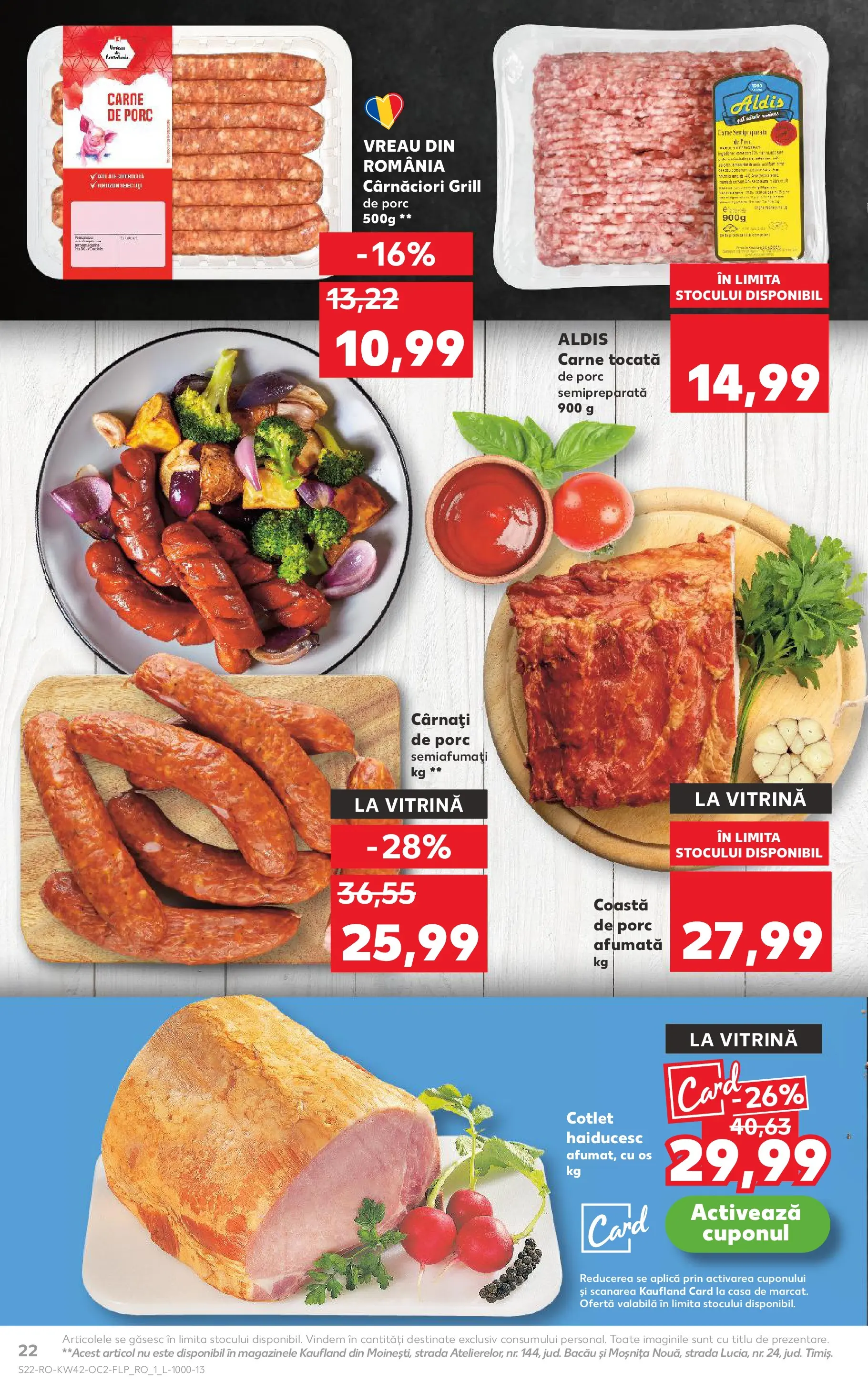 Catalog Kaufland - Bucureşti 15.10.2025 - Revista si Oferta | Pagină: 22 | Produse: Grill, Lait de coco, Vitrină, Carne De Porc