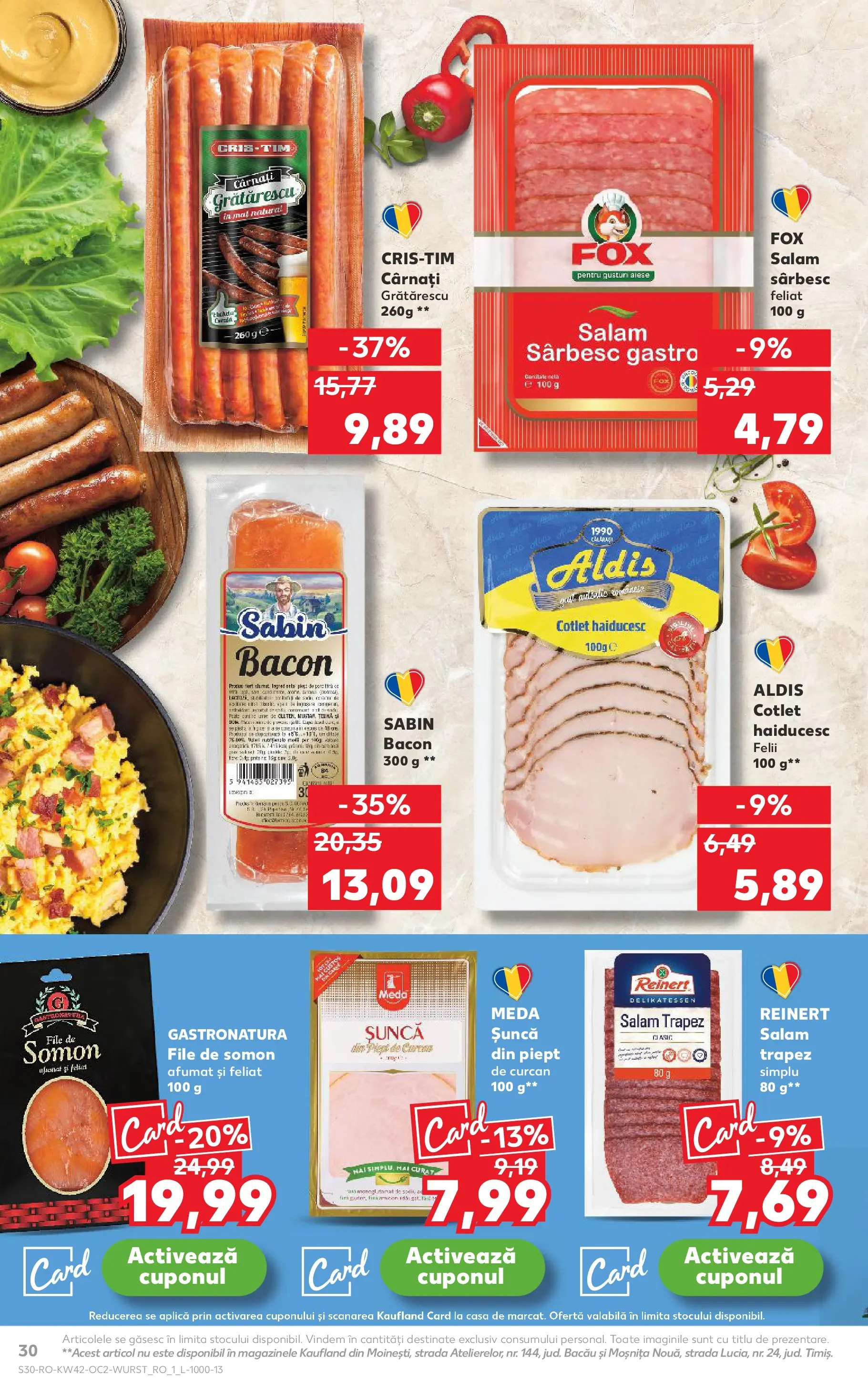 Catalog Kaufland - Bucureşti 15.10.2025 - Revista si Oferta | Pagină: 30 | Produse: Lait de coco, Bacon, Salam, Șuncă