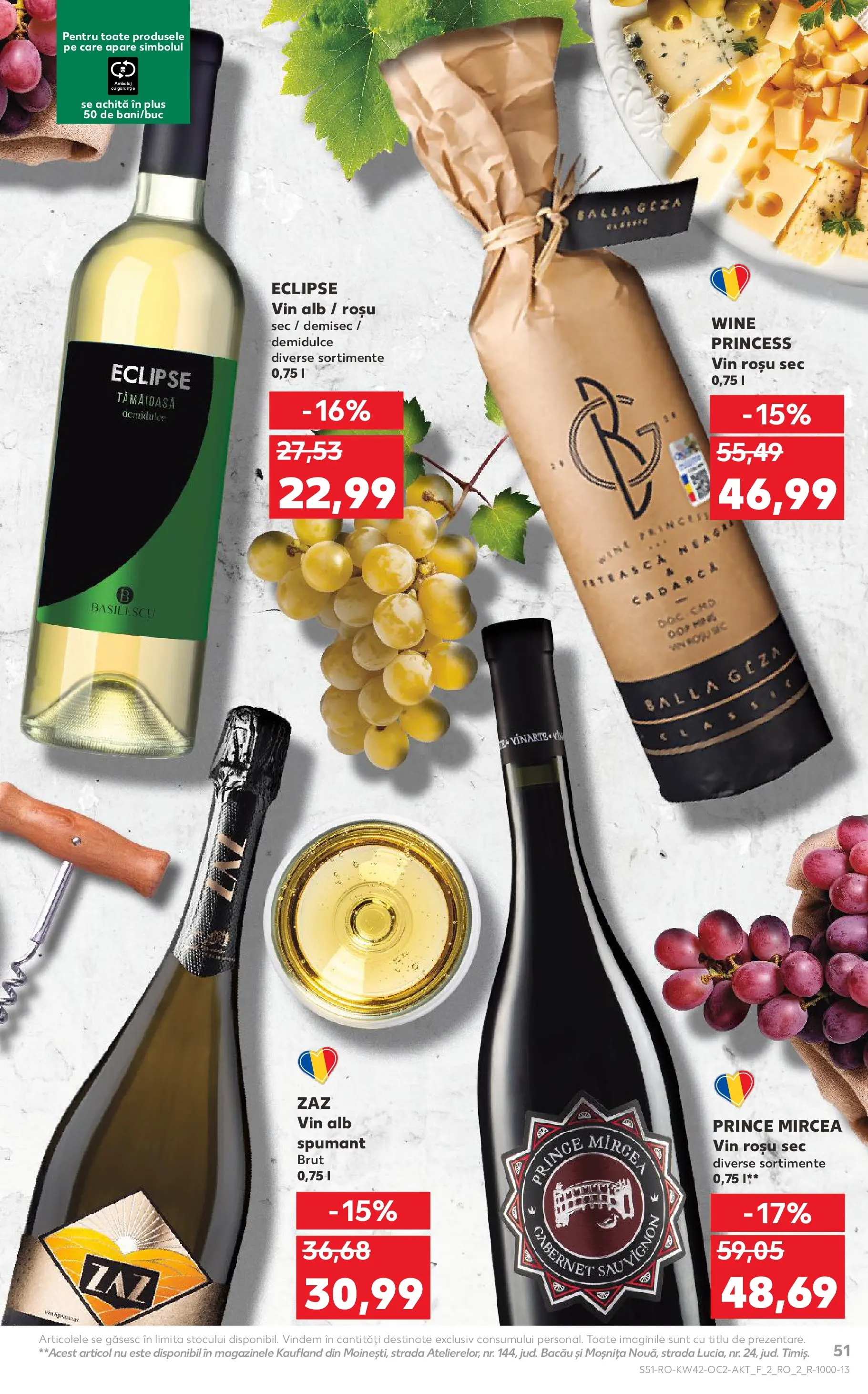 Catalog Kaufland - Bucureşti 15.10.2025 - Revista si Oferta | Pagină: 51 | Produse: Vin