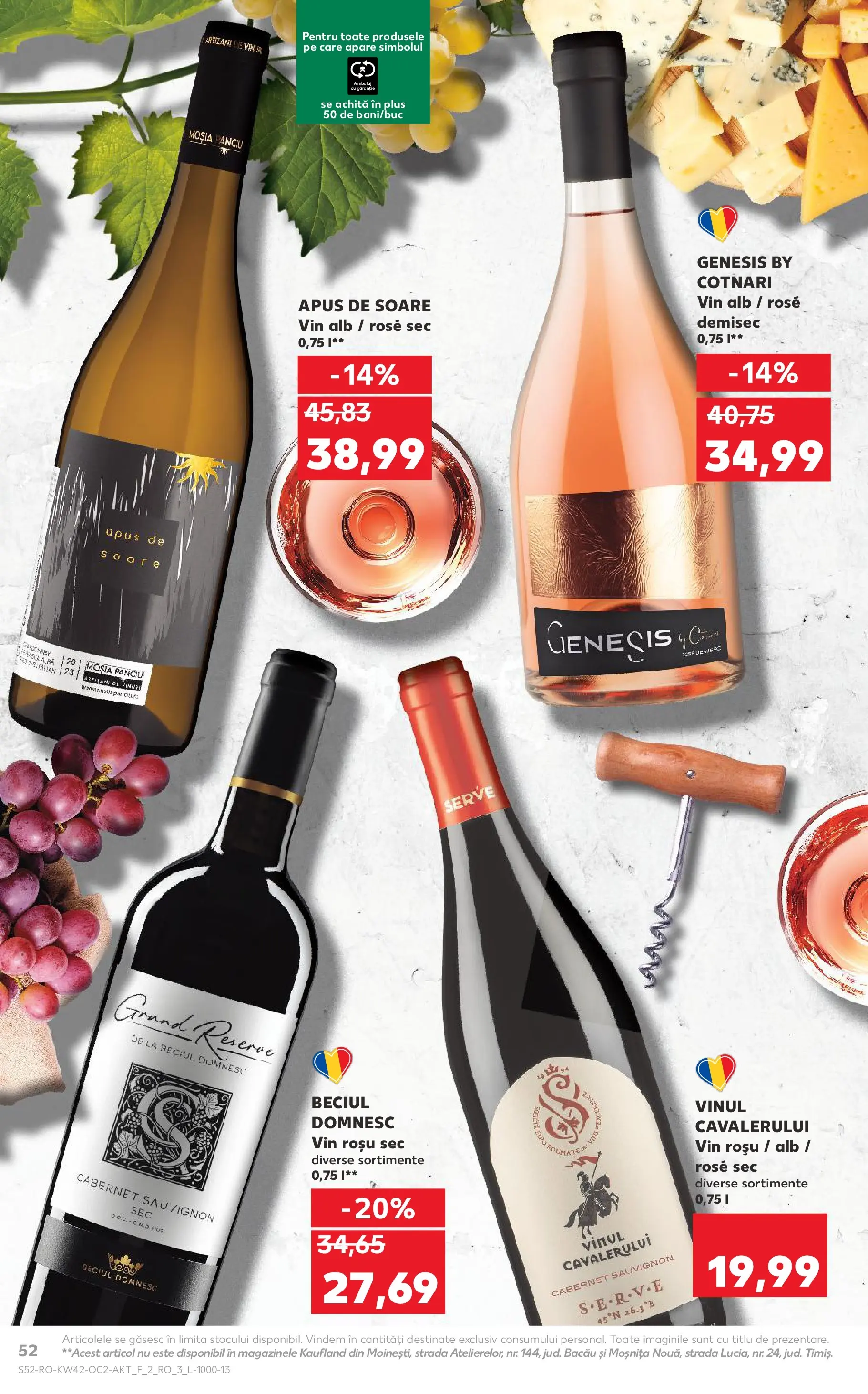 Catalog Kaufland - Bucureşti 15.10.2025 - Revista si Oferta | Pagină: 52 | Produse: Vin