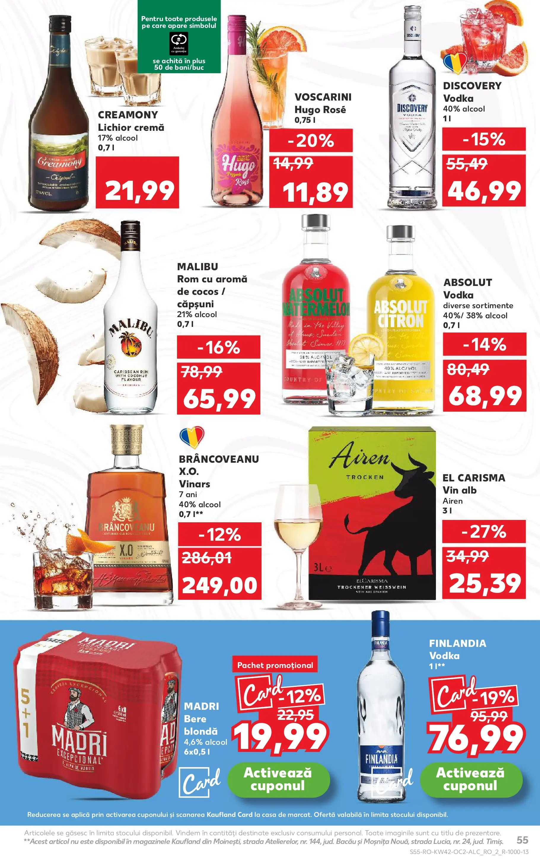 Catalog Kaufland - Bucureşti 15.10.2025 - Revista si Oferta | Pagină: 55 | Produse: Lichior, Cremă, Rom, Căpșuni