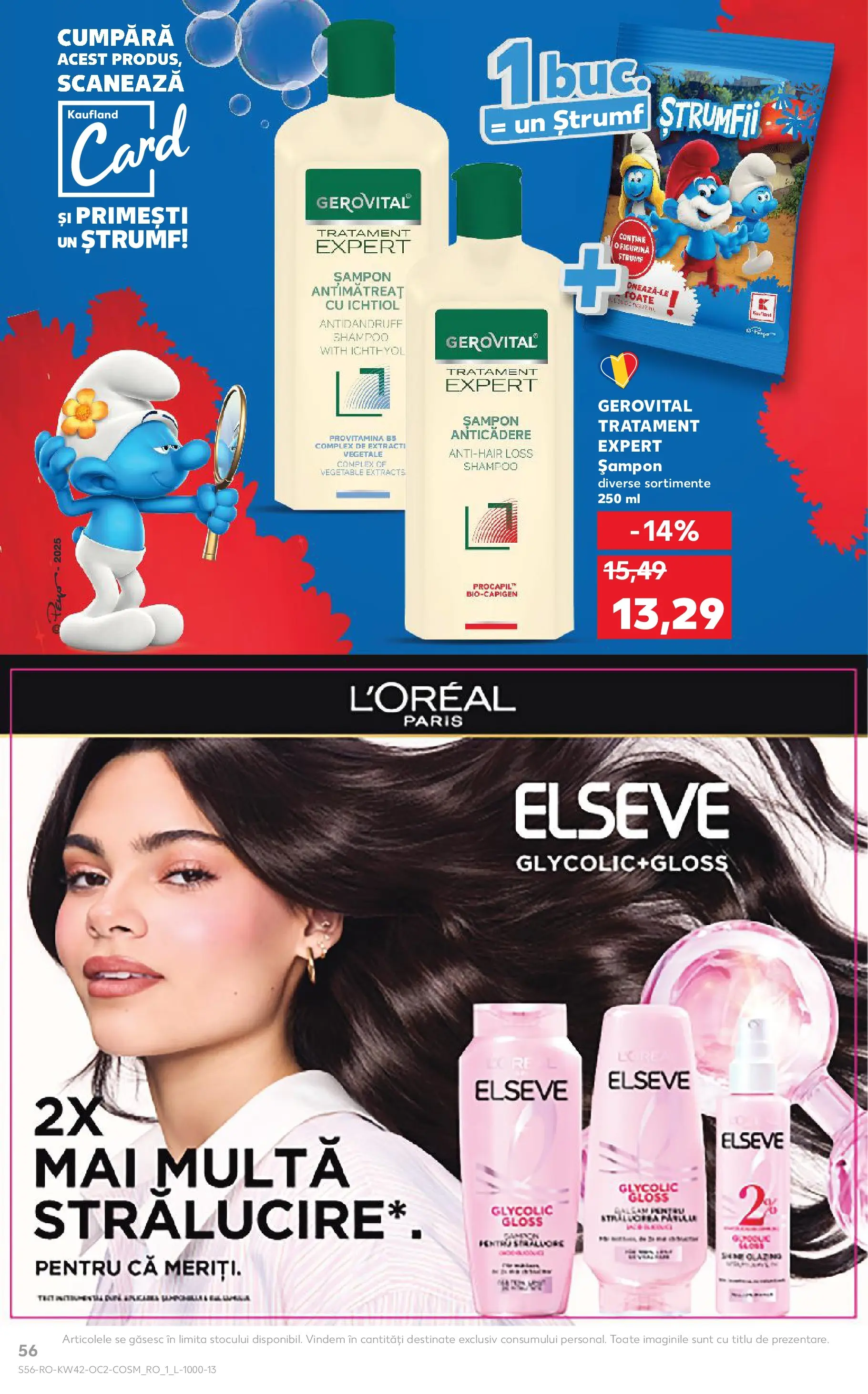Catalog Kaufland - Bucureşti 15.10.2025 - Revista si Oferta | Pagină: 56 | Produse: Șampon