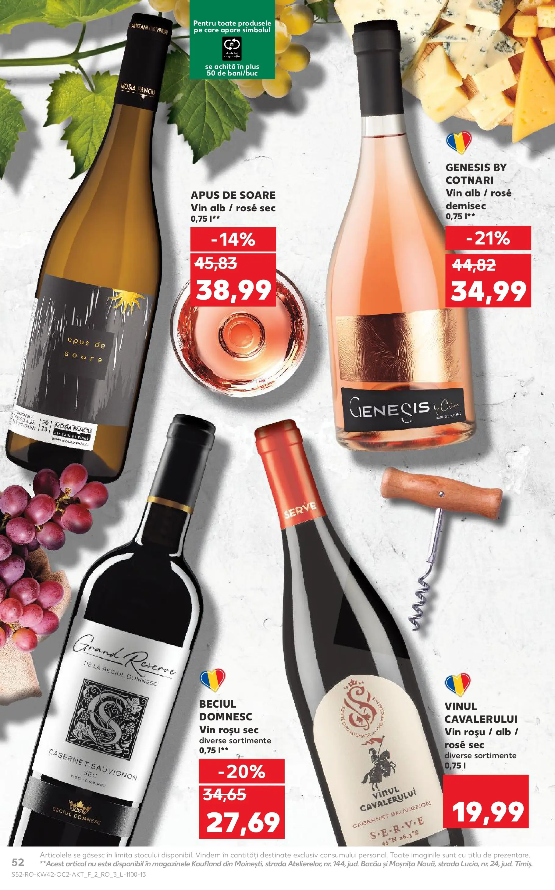 Catalog Kaufland - Bârlad 15.10.2025 - Revista si Oferta | Pagină: 52 | Produse: Vin