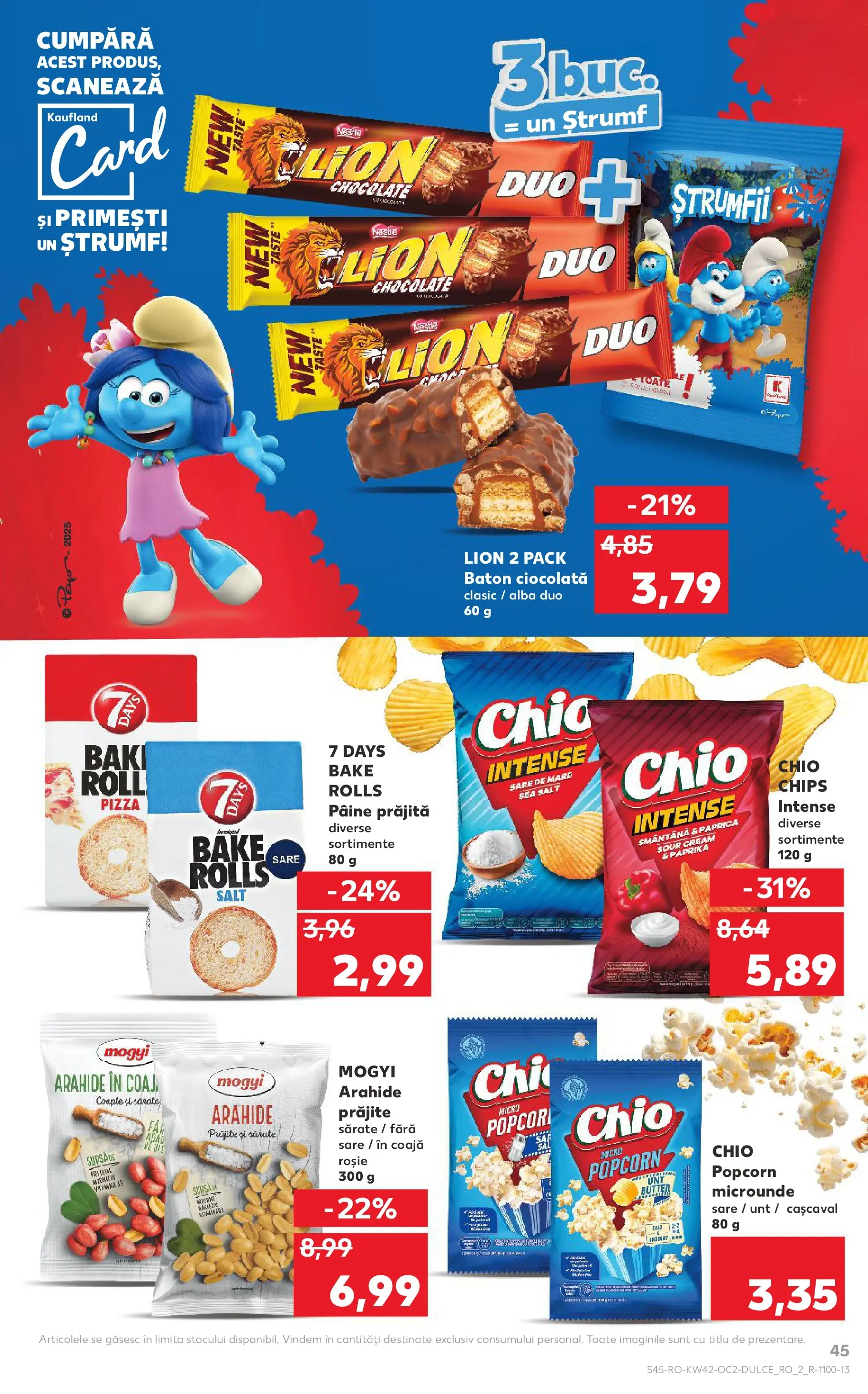 Catalog Kaufland - Ploiești 15.10.2025 || Revista si Oferte | Pagină: 45 | Produse: Pâine, Ciocolată, Pizza, Sare Catalog Kaufland - Ploiești 15.10.2025 - Revista si Oferta | Pagină: 45 | Produse: Pâine, Ciocolată, Pizza, Sare