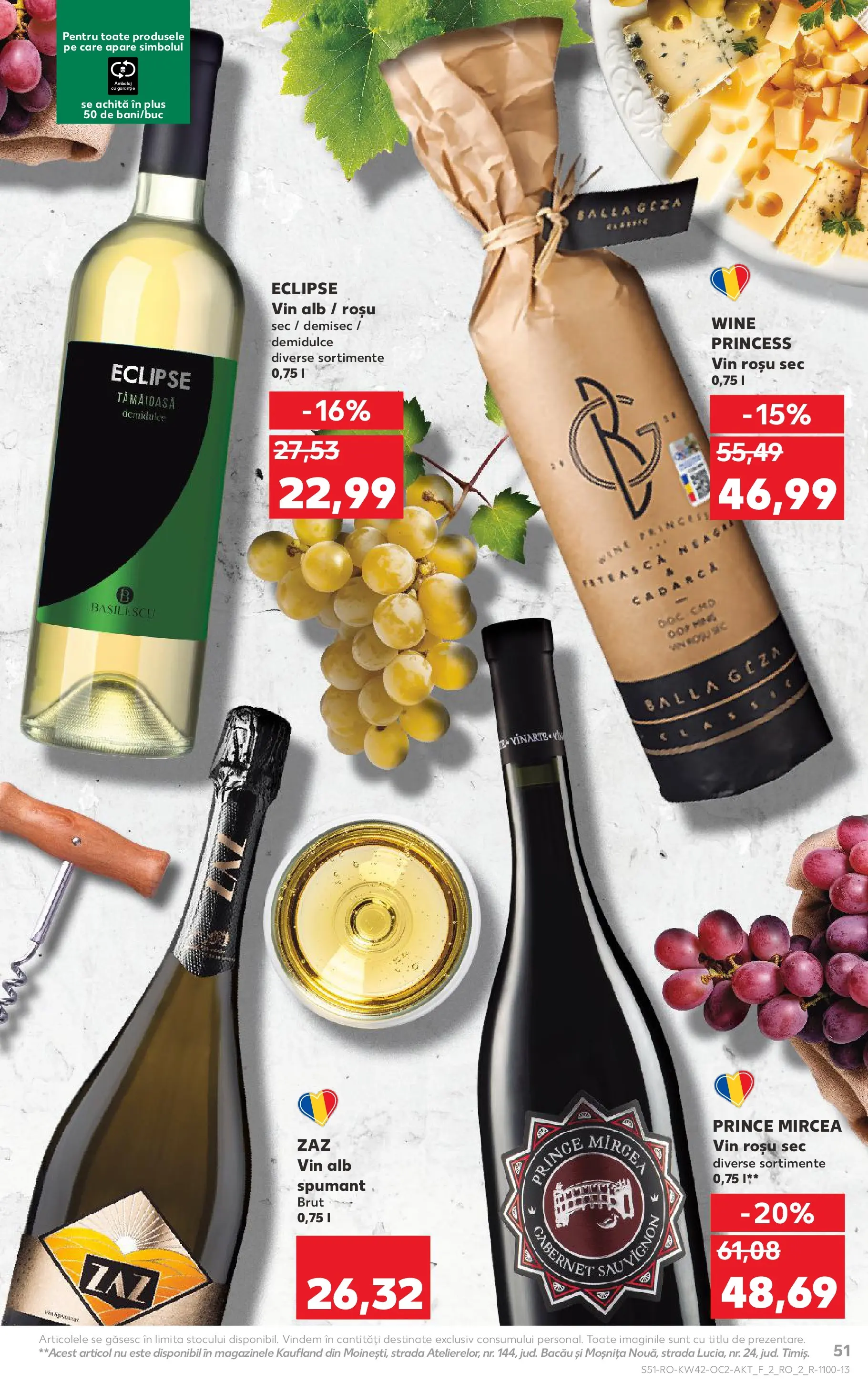 Catalog Kaufland - Ploiești 15.10.2025 || Revista si Oferte | Pagină: 51 | Produse: Vin Catalog Kaufland - Ploiești 15.10.2025 - Revista si Oferta | Pagină: 51 | Produse: Vin
