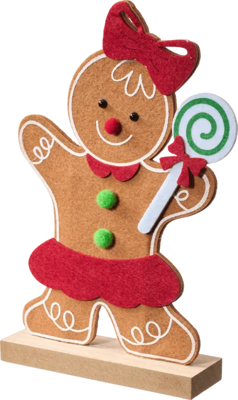 BOLTZE Filzaufsteller Lebkuchenmännchen, Mädchen