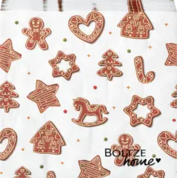 BOLTZE Servietten "Lebkuchen" (33x33 cm)