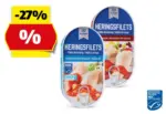 HOFER ALMARE SEAFOOD Heringsfilets in Creme, 200 g