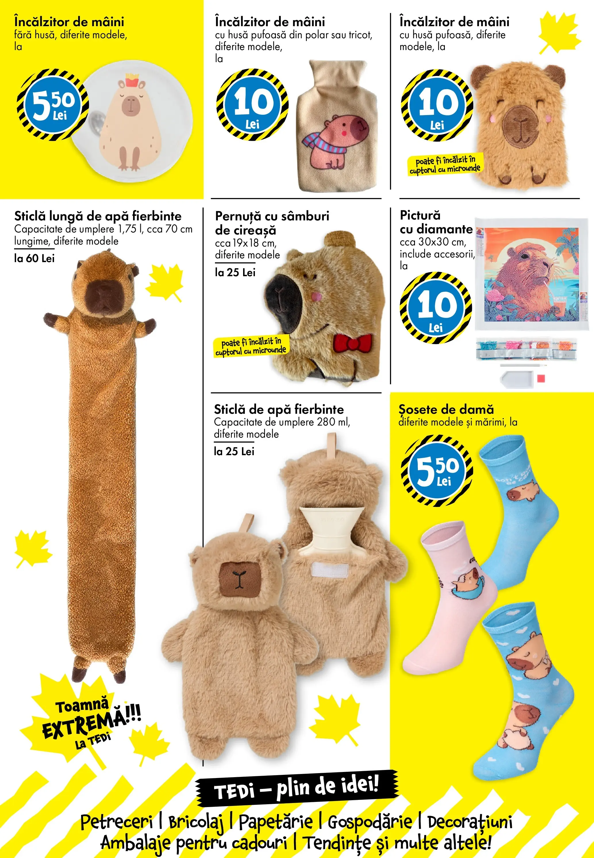 Catalog TEDi - Oferta 10.10.2025 - 19.10.2025 | Pagină: 6 | Produse: Șosete, Apă