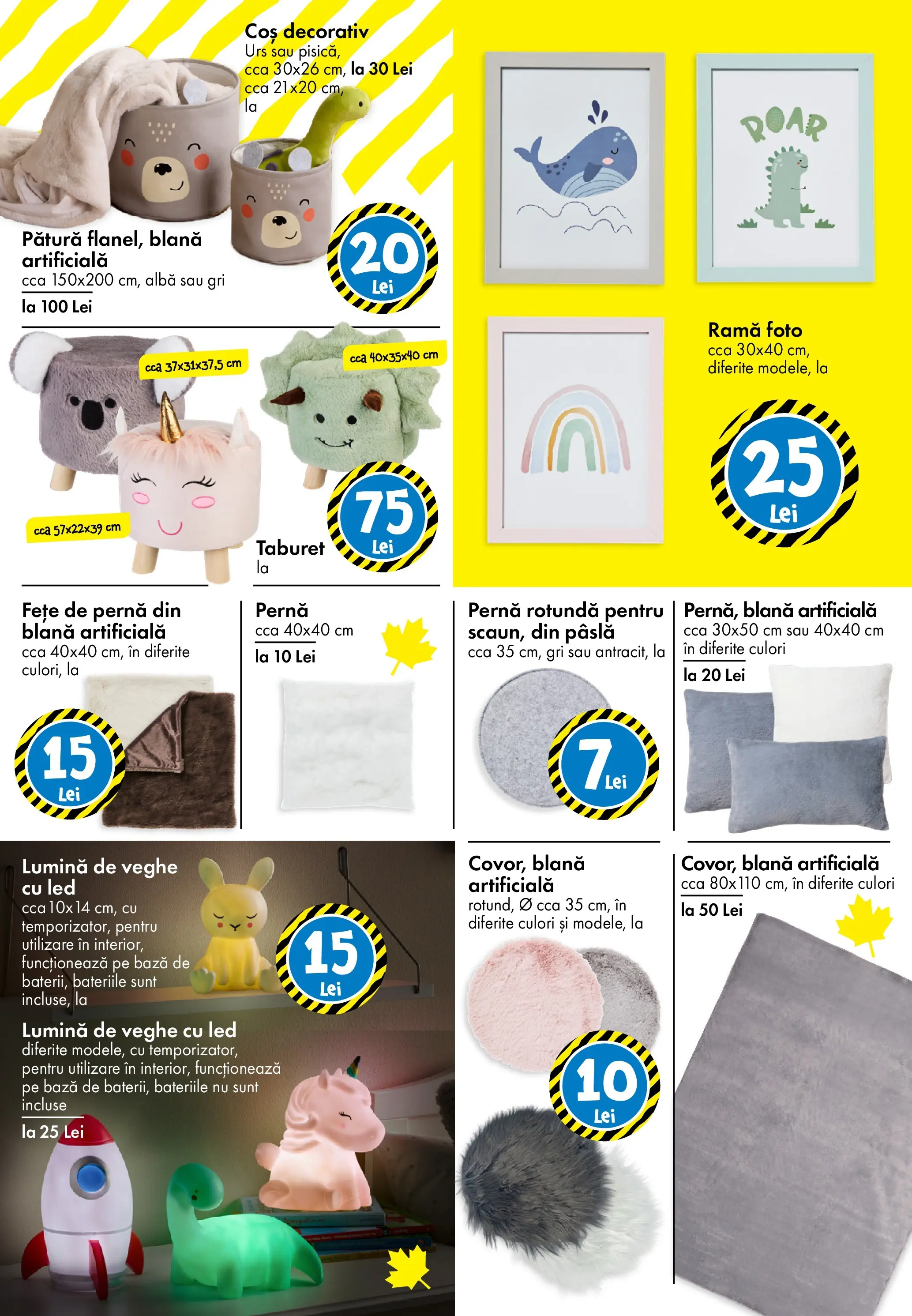 Catalog TEDi - Oferta 10.10.2025 - 19.10.2025 | Pagină: 11 | Produse: Pernă, Babak, Taburet, Ramă foto