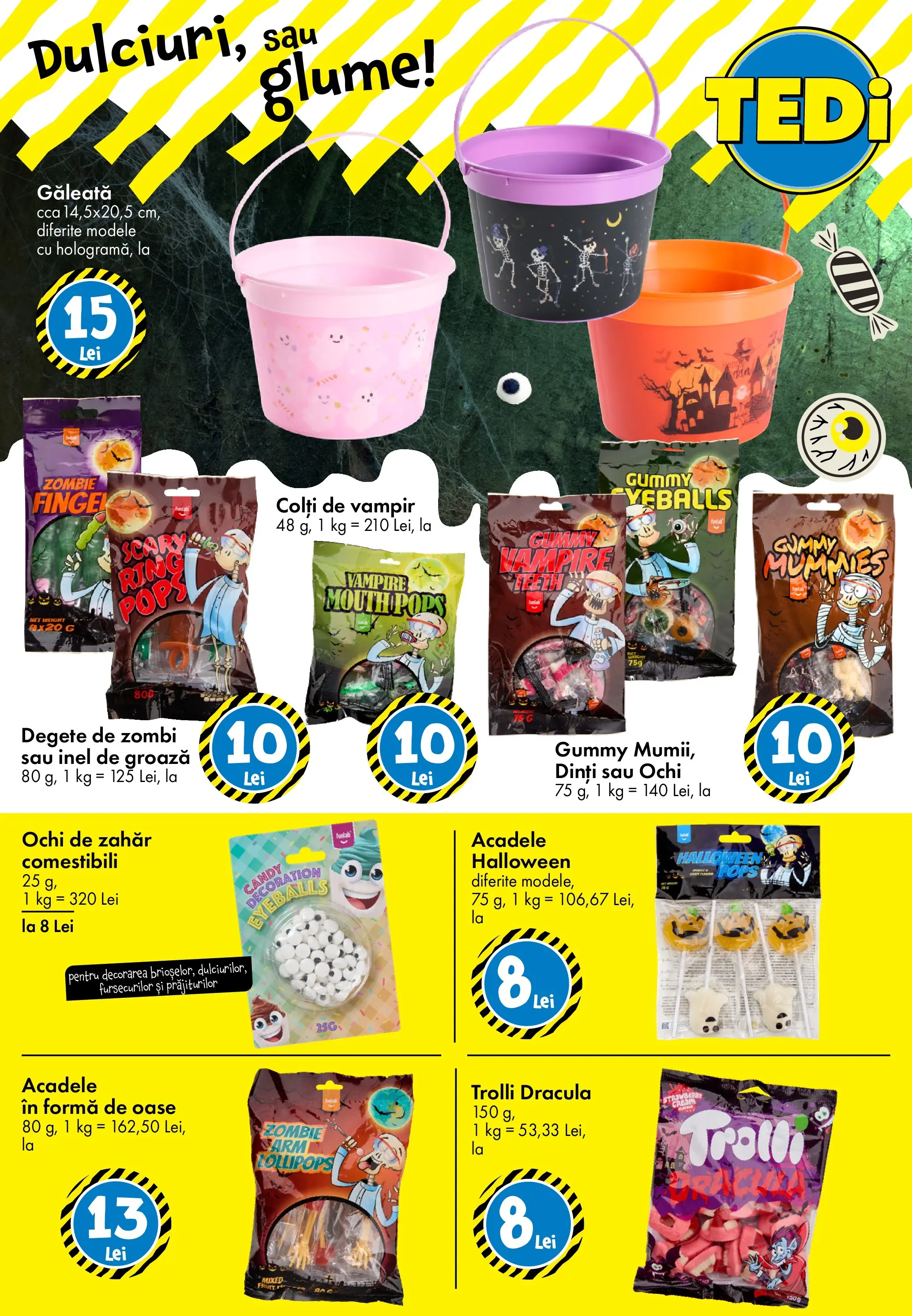 Catalog TEDi - Oferta 10.10.2025 - 19.10.2025 | Pagină: 15 | Produse: Inel, Acadele, Zahăr