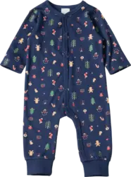 ALANA Schlafanzug mit Weihnachts-Muster, blau, Gr. 86/92