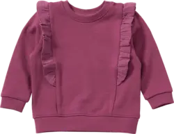 ALANA Sweatshirt mit Rüschen, lila, Gr. 80