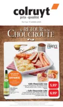 Colruyt Le retour de la choucroute - au 19.10.2025