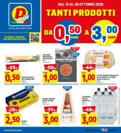 Tanti prodotti da 0.50€ a 3.00€