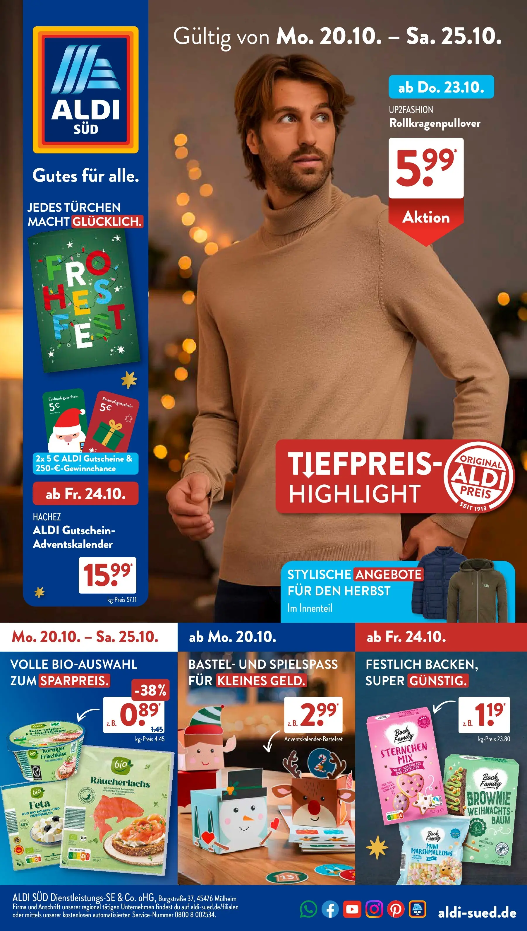 Aldi Süd - Aldi Süd: Wochenangebote (ab 19.10.2025) zum Blättern | Seite: 1