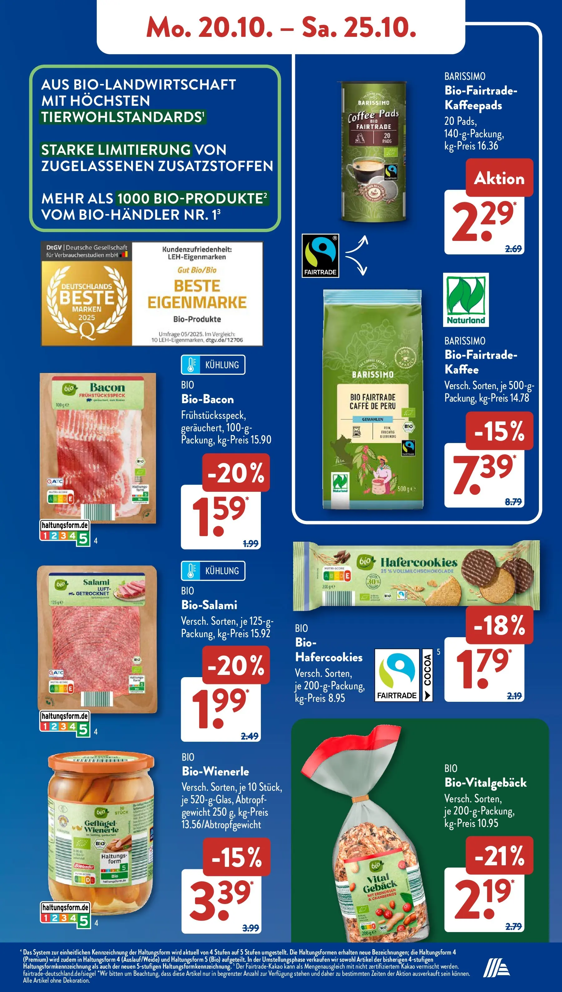 Aldi Süd - Aldi Süd: Wochenangebote (ab 19.10.2025) zum Blättern | Seite: 7 | Produkte: Gewicht, Kaffeepads, Kaffee, Salami