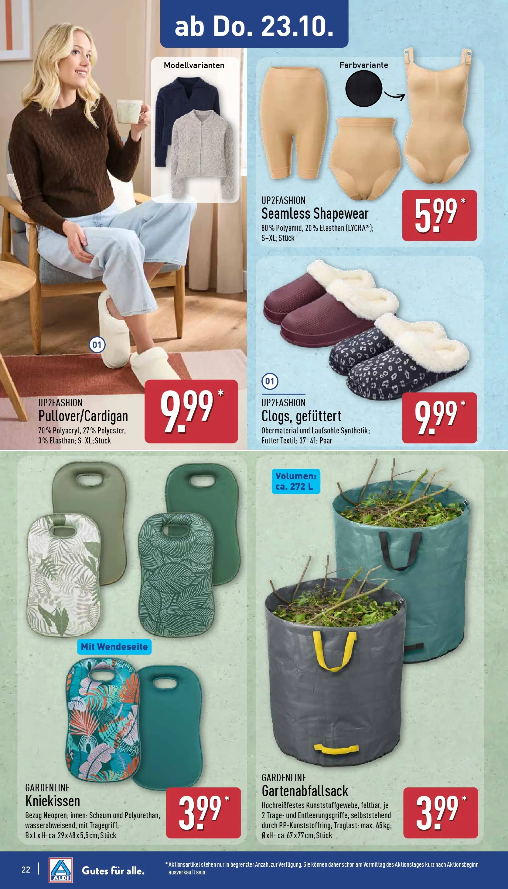 Aldi - ALDI Nord: Wochenangebote (ab 19.10.2025) » Angebote Online | Seite: 22 | Produkte: Up2fashion