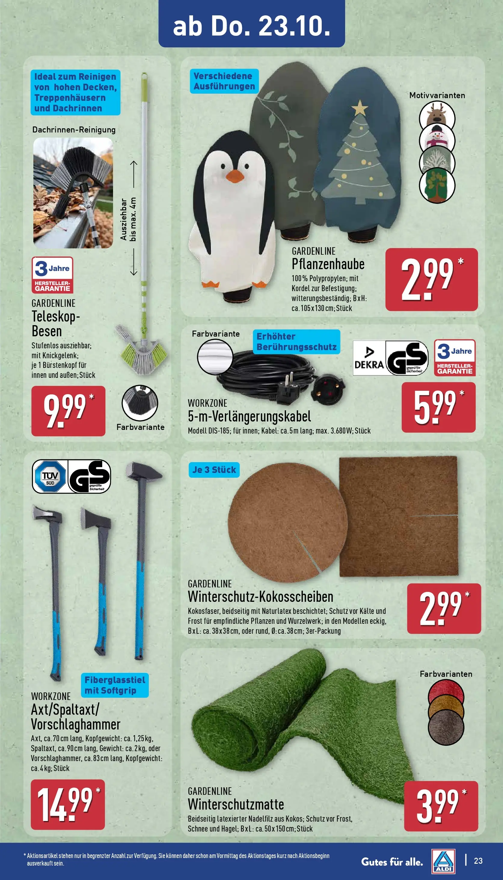 Aldi - ALDI Nord: Wochenangebote (ab 19.10.2025) » Angebote Online | Seite: 23 | Produkte: Kabel, Gewicht