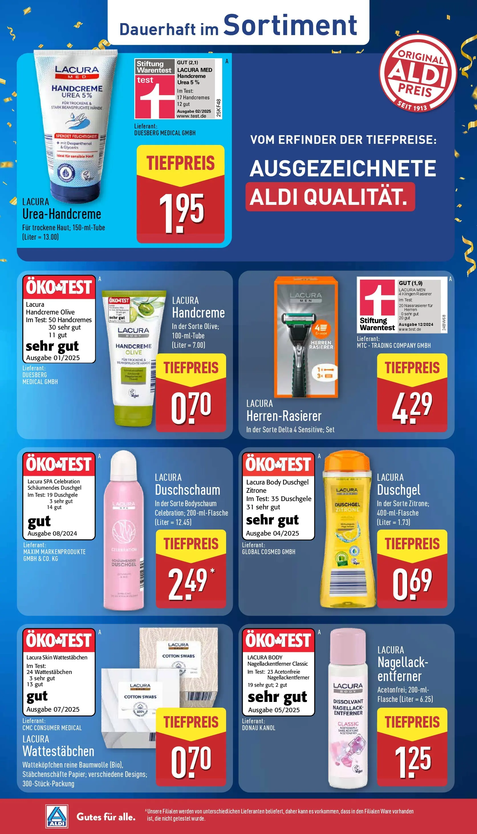 Aldi - ALDI Nord: Wochenangebote (ab 19.10.2025) » Angebote Online | Seite: 37 | Produkte: Wattestäbchen, Nagellack, Zitrone, Nagellackentferner