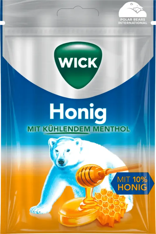 Wick Bonbon, Honig mit Menthol