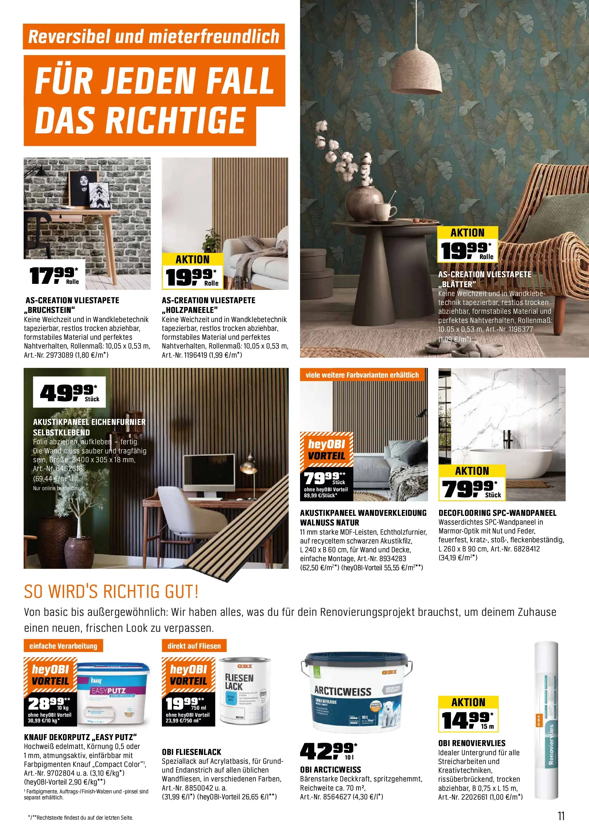 Obi - OBI: Alles Für Dein Zuhause (ab 12.10.2025) zum Blättern | Seite: 11 | Produkte: Pinsel