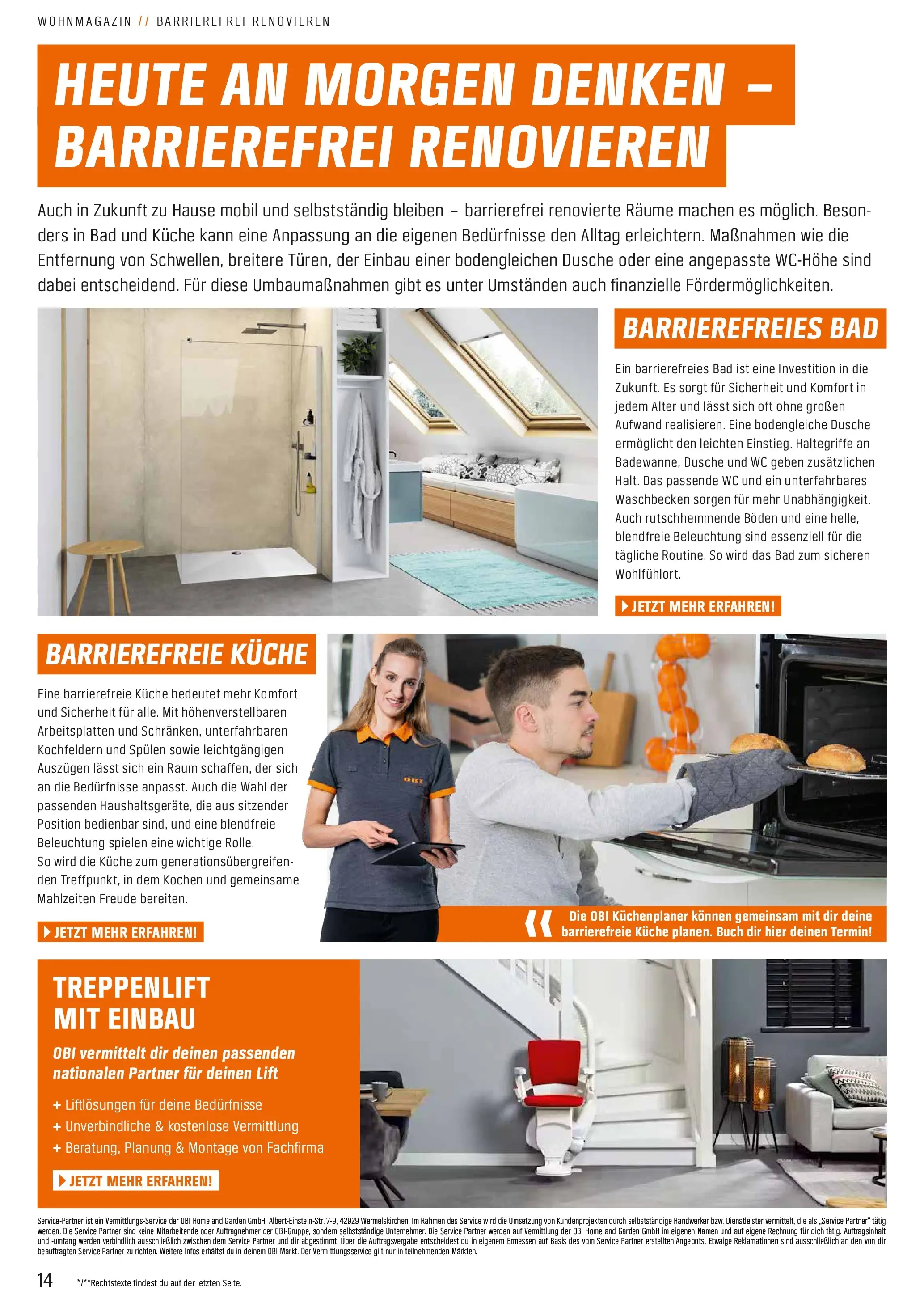 Obi - OBI: Alles Für Dein Zuhause (ab 12.10.2025) zum Blättern | Seite: 14 | Produkte: Waschbecken, Bad, Dusche, Küche