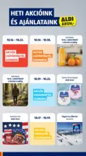 Aldi újság érvényessége 2025.10.22.-ig