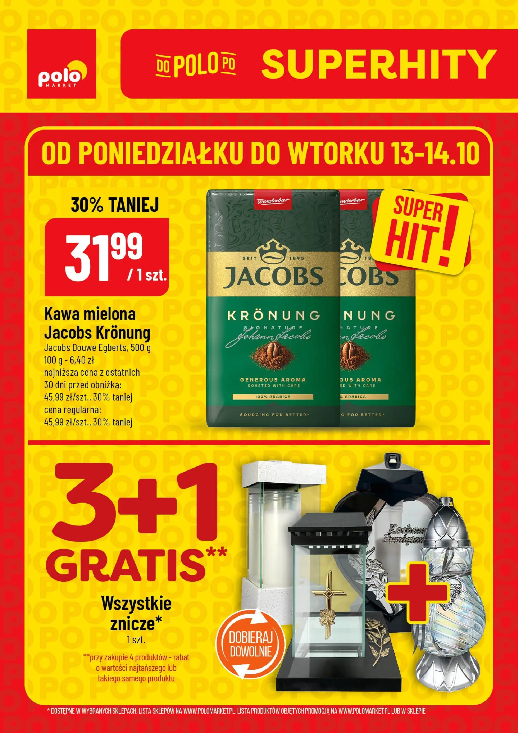 POLOmarket gazetka od jutra (13.10.2025) - Nowa PDF | Strona: 1 | Produkty: Kawa