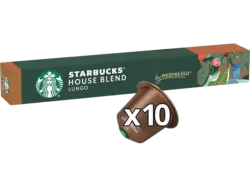 Starbucks House Blend by Nespresso® Kaffeekapsel, 10 Stück, Kompatibles System: Nespresso