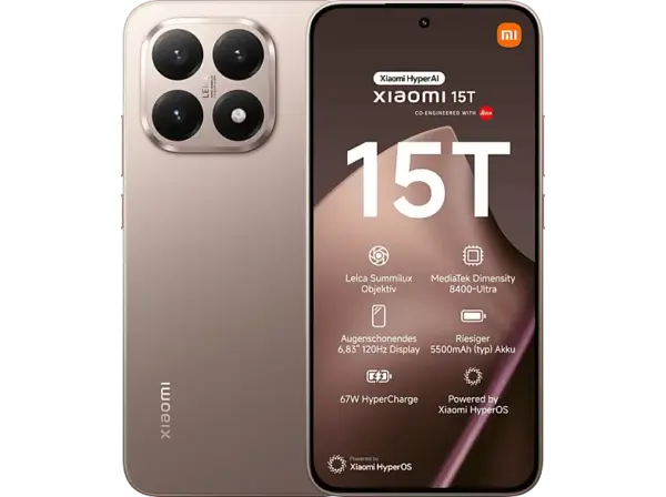Xiaomi 15T 256 GB, Rose Gold, Dual SIM