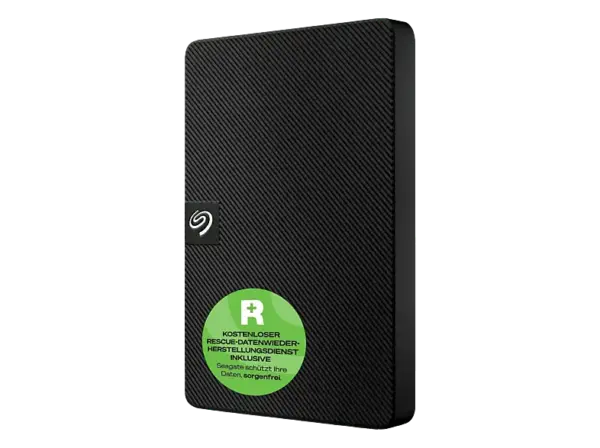 SEAGATE 2TB Festplatte Expansion Portable mit Sicherungssoftware, USB 3.0, 2.5 Zoll, Extern, Schwarz