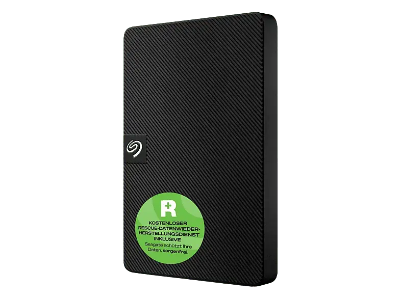 SEAGATE 2TB Festplatte Expansion Portable mit Sicherungssoftware, USB 3.0, 2.5 Zoll, Extern, Schwarz