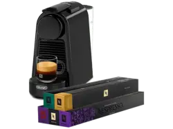 De'Longhi EN85.B Essenza Mini Nespresso Maschine inkl. 50 Kapseln Schwarz