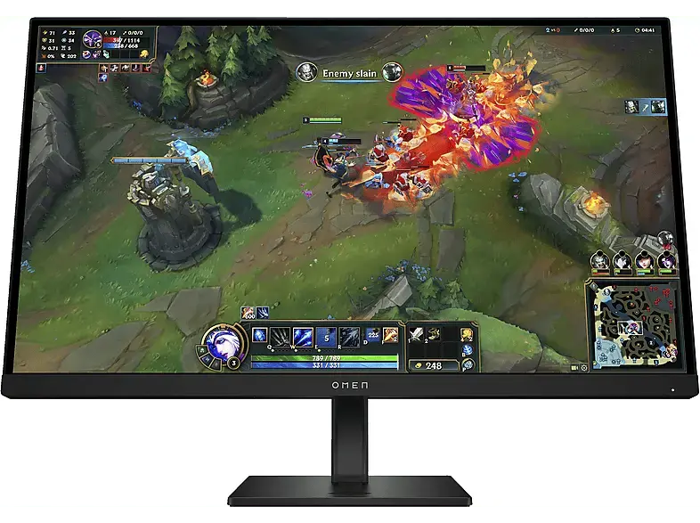 HP Omen 27 G2 (AV4K1E9) Zoll Gaming Monitor, Full-HD, 1 ms Reaktionszeit, 400 cd/m², 180 Hz, Schwarz