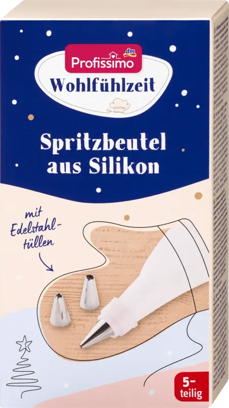 Profissimo Spritzbeutel-Set aus Silikon