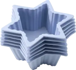 Profissimo Muffinförmchen Stern aus Silikon