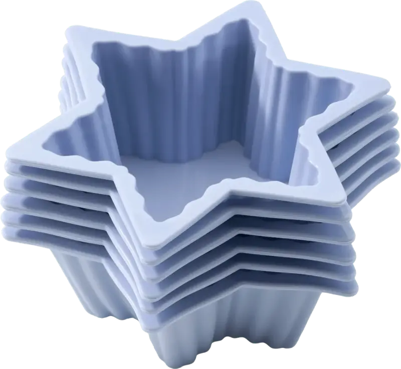 Profissimo Muffinförmchen Stern aus Silikon