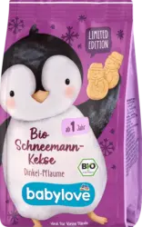 babylove Kinderkekse Schneemann Dinkel Pflaume ab 1 Jahr