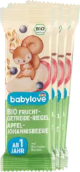 babylove Frucht-Getreide-Riegel Apfel-Johannisbeere ab 1 Jahr (4x25 g)
