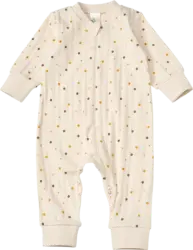 ALANA Schlafanzug mit Ajour-Struktur & Blumen-Muster, beige, Gr. 62/68